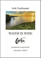 Water is wide Concert Band sheet music cover